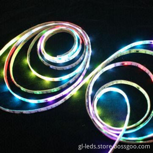 Latest Product Digital Flexible LED Strip with 5050 SMD RGB LED, 12V DC Voltage